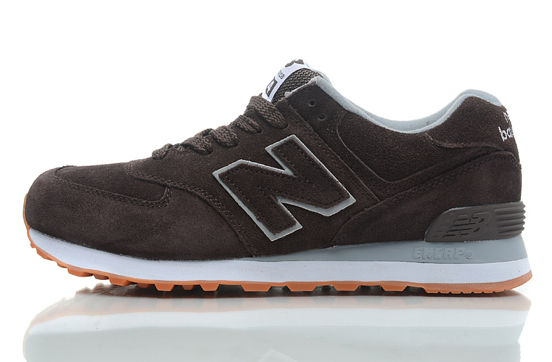 Chaussure New Balance Running 574 Marron Pour Homme